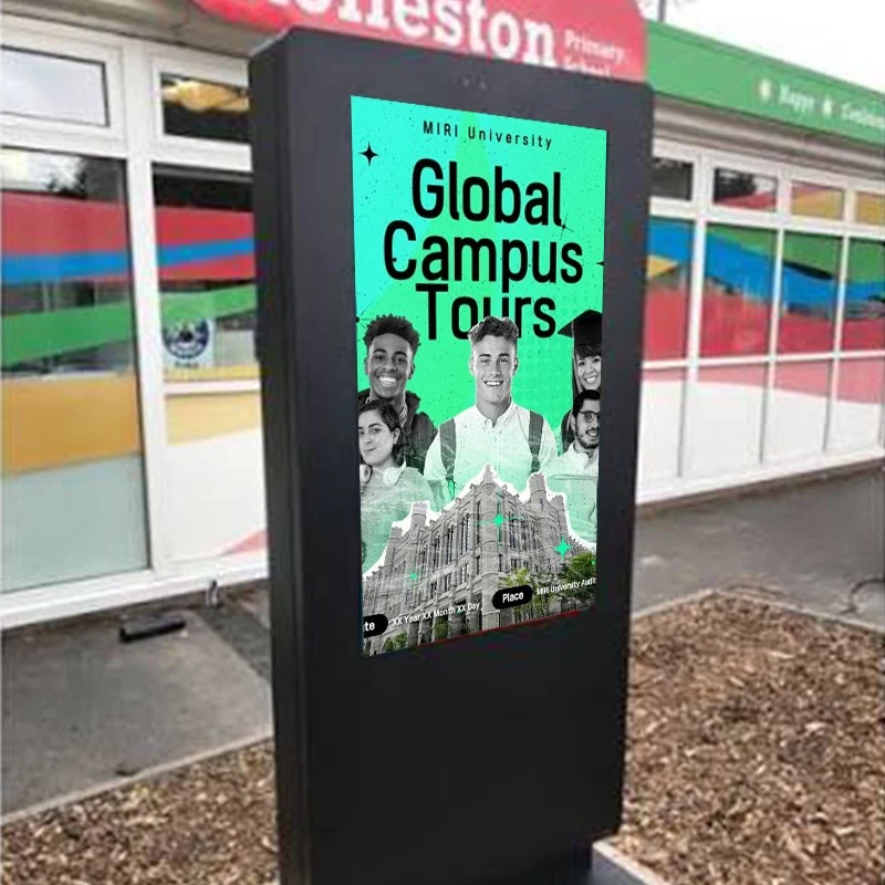 Campus corporate park outdoor digital screen