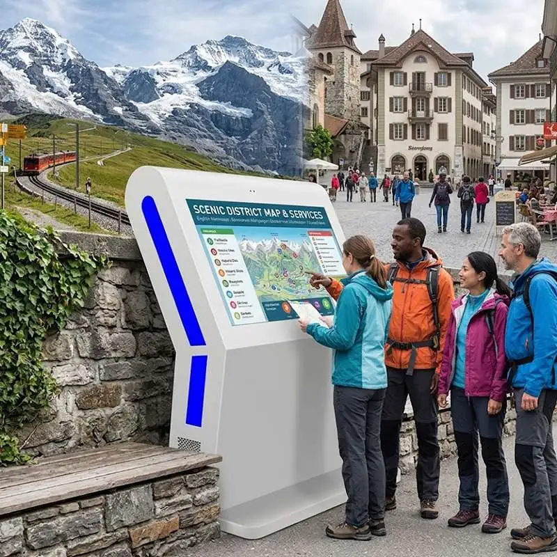 Scenic Area Tourist Guide Screen