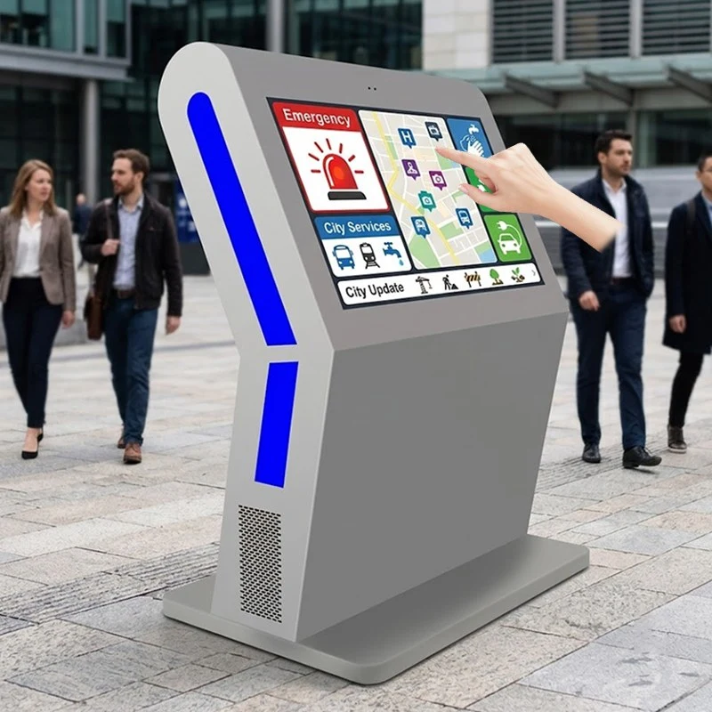 Outdoor Touch Screen Interactive Wayfinding Kiosk