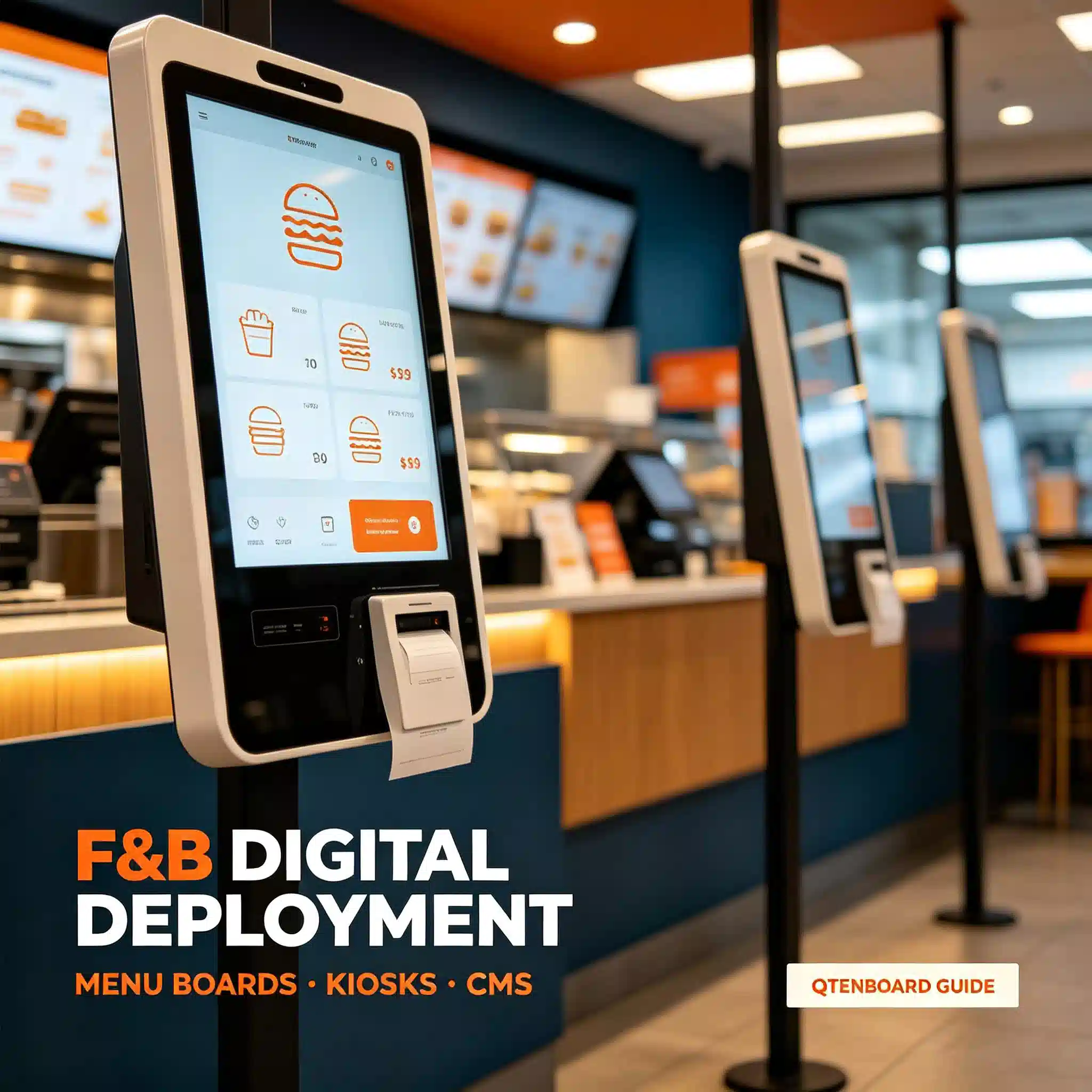  Digital Signage & Self-Ordering Solutions for Food & Beverage Chains Qtenboard