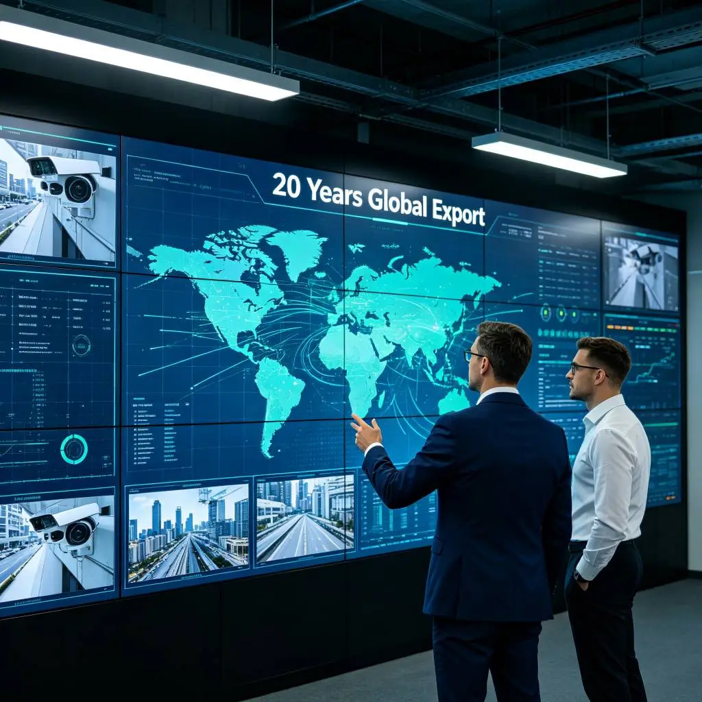 CCTV LCD Video Wall Export: 20 Years, 100+ Countries Delivered