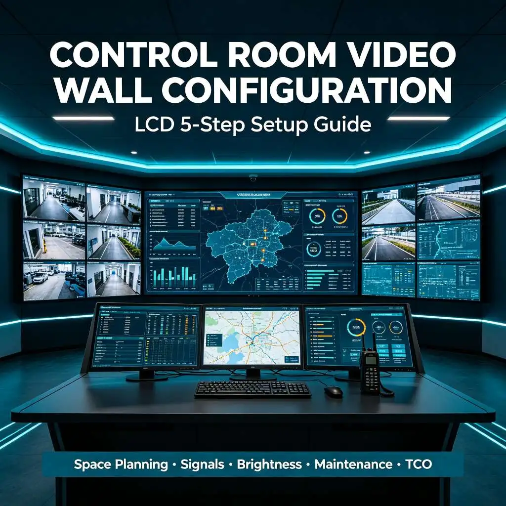 Control Room LCD Video Wall Configuration: 5-Step Setup Guide