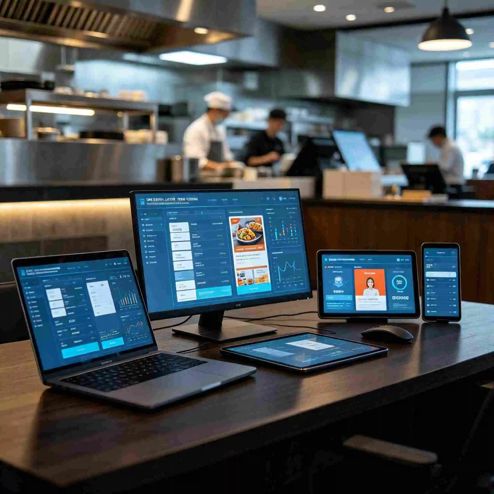 Restaurant Smart Display Solution AI KDS & POS Integration