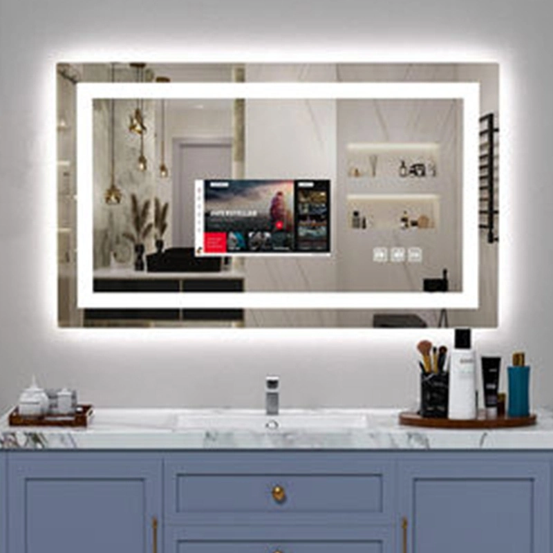 Smart mirror hotel bathroom touch screen TV