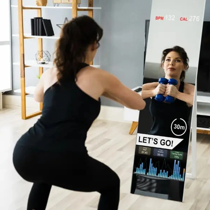 Smart fitness mirror home dumbbell strength training