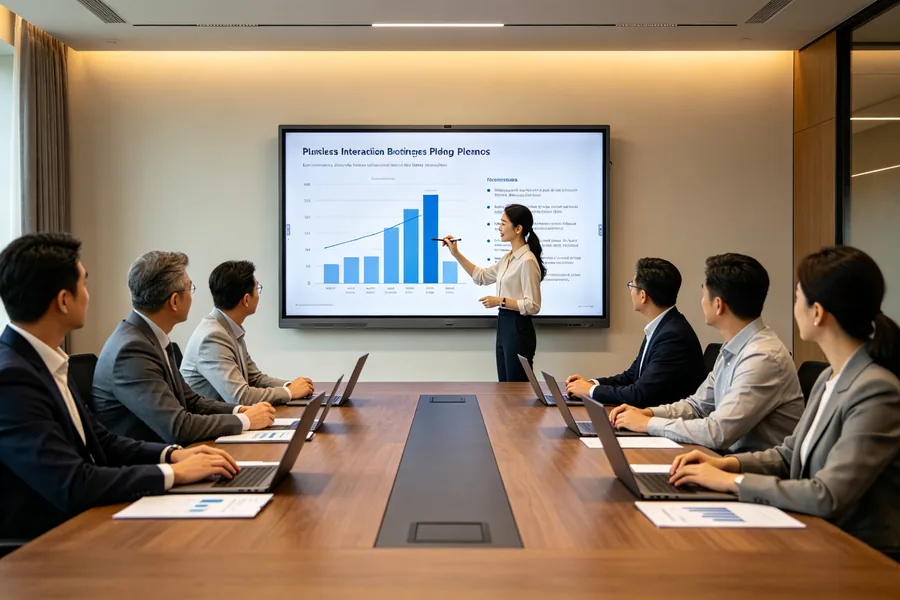 75 inch interactive whiteboard for a medium meeting room of 8 to 12 people