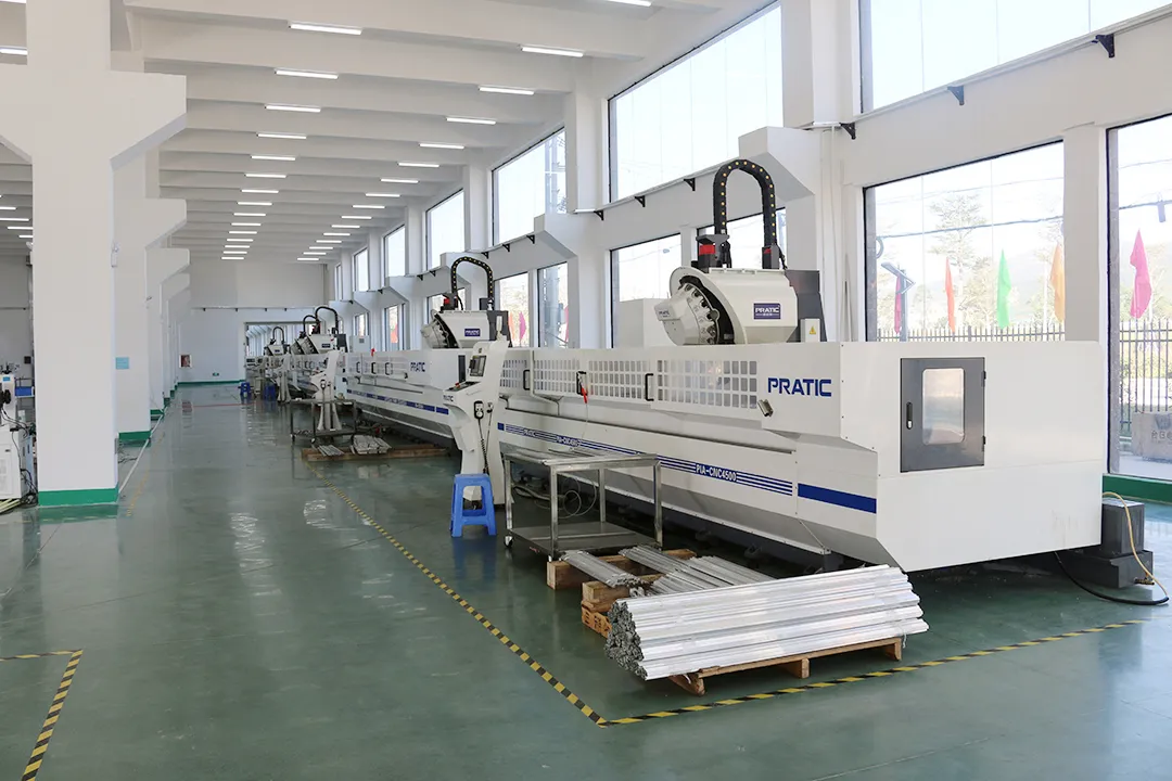 Qtenboard automated production line for transparent floor standing digital signage assembly