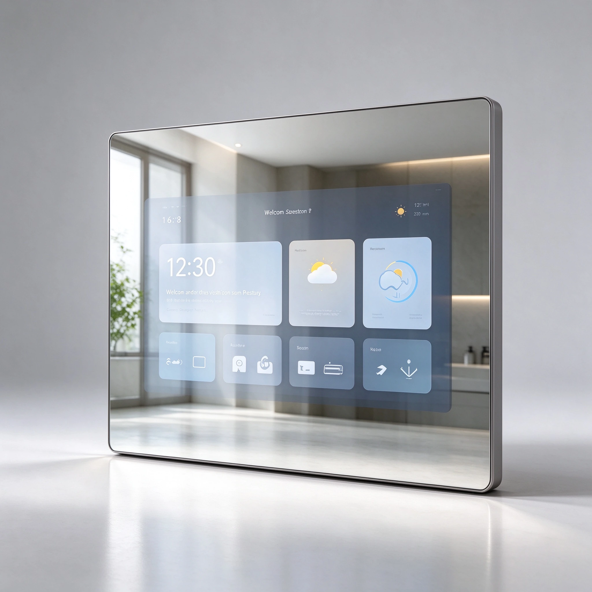 Magic Mirror LCD Display Smart Interactive Mirror Screen for Business