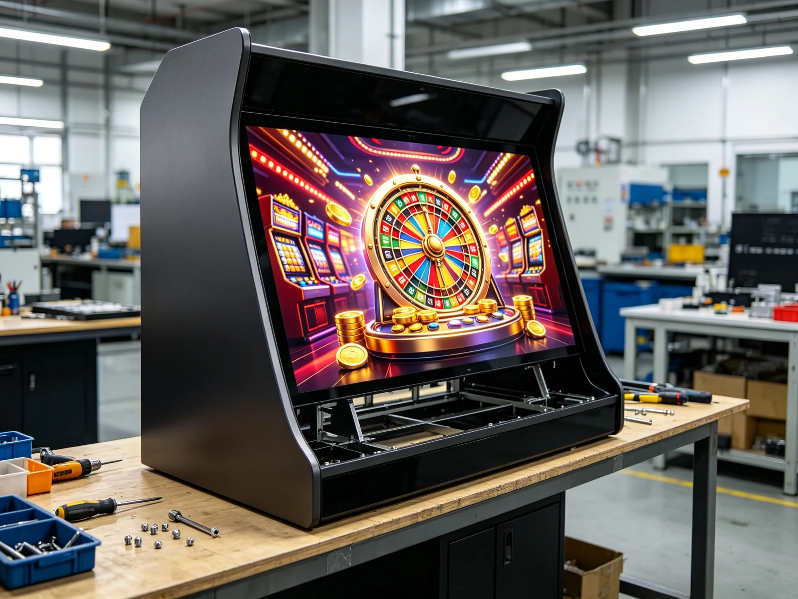 OEM ODM Custom Gaming Display Cabinet Integration Solution