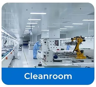 Qtenboard cleanroom production line in the interactive whiteboard factory