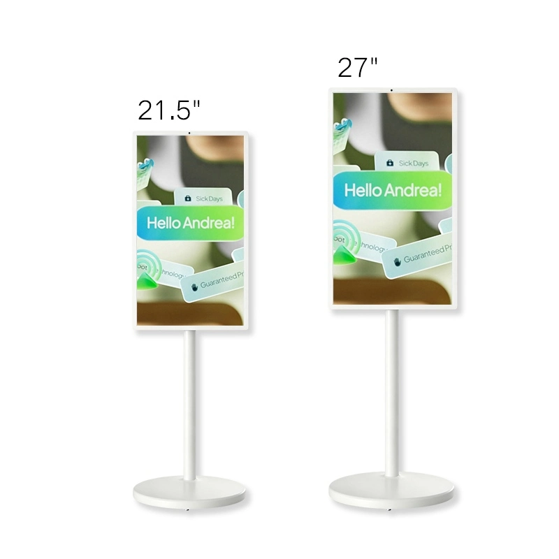 GM01 friend machine 21.5 inch and 27 inch two sizes comparison display