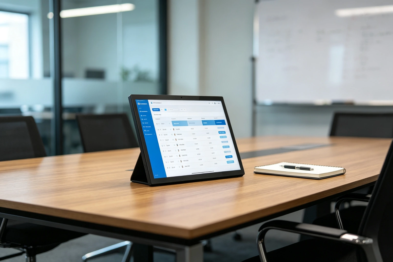 Office Meeting Room Scheduling Panel