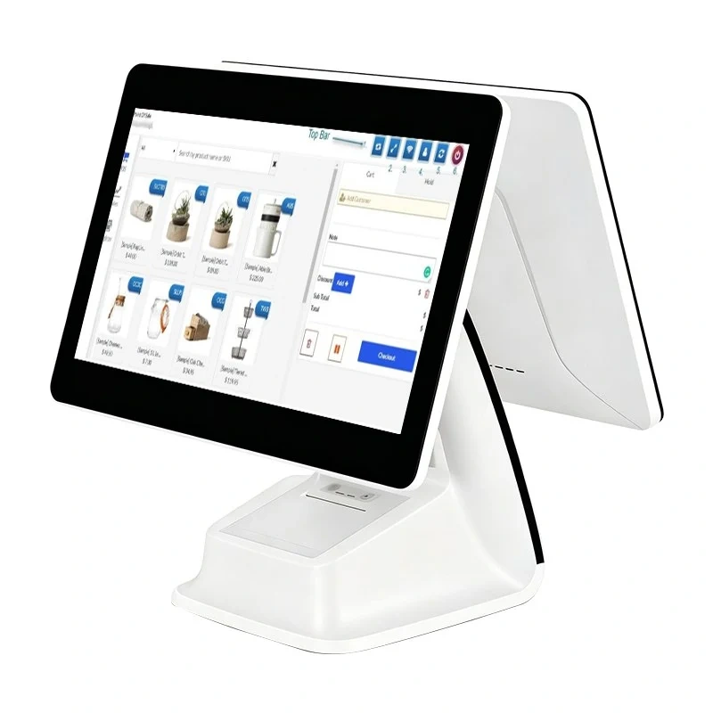 Qtenboard QM K934SY dual screen POS model slim bezel desktop design