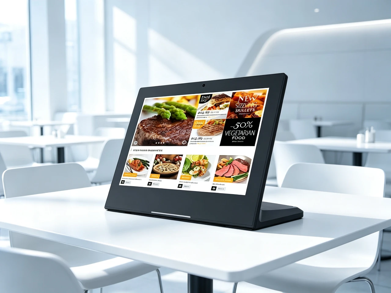 Qtenboard digital menu board images and video menu display