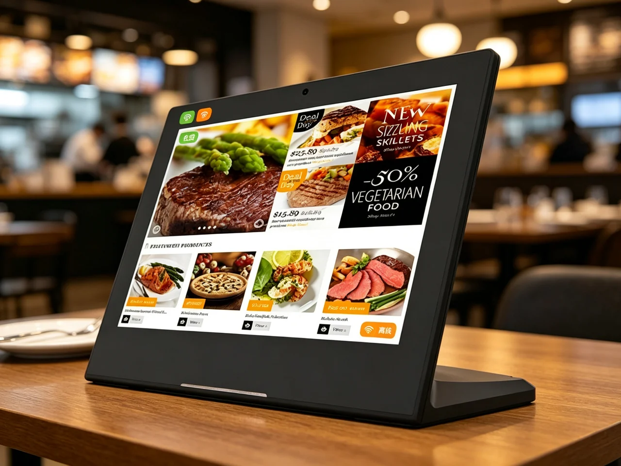 Qtenboard digital menu board offline and online playback