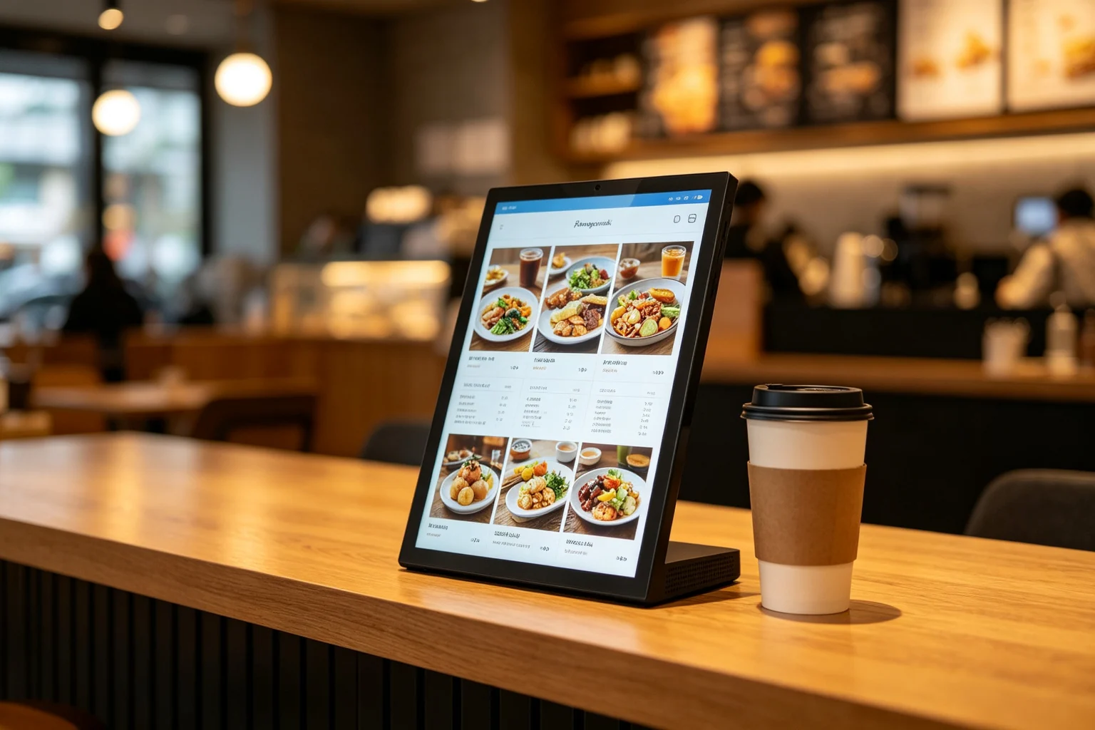 Restaurant Self Ordering Kiosk Counter