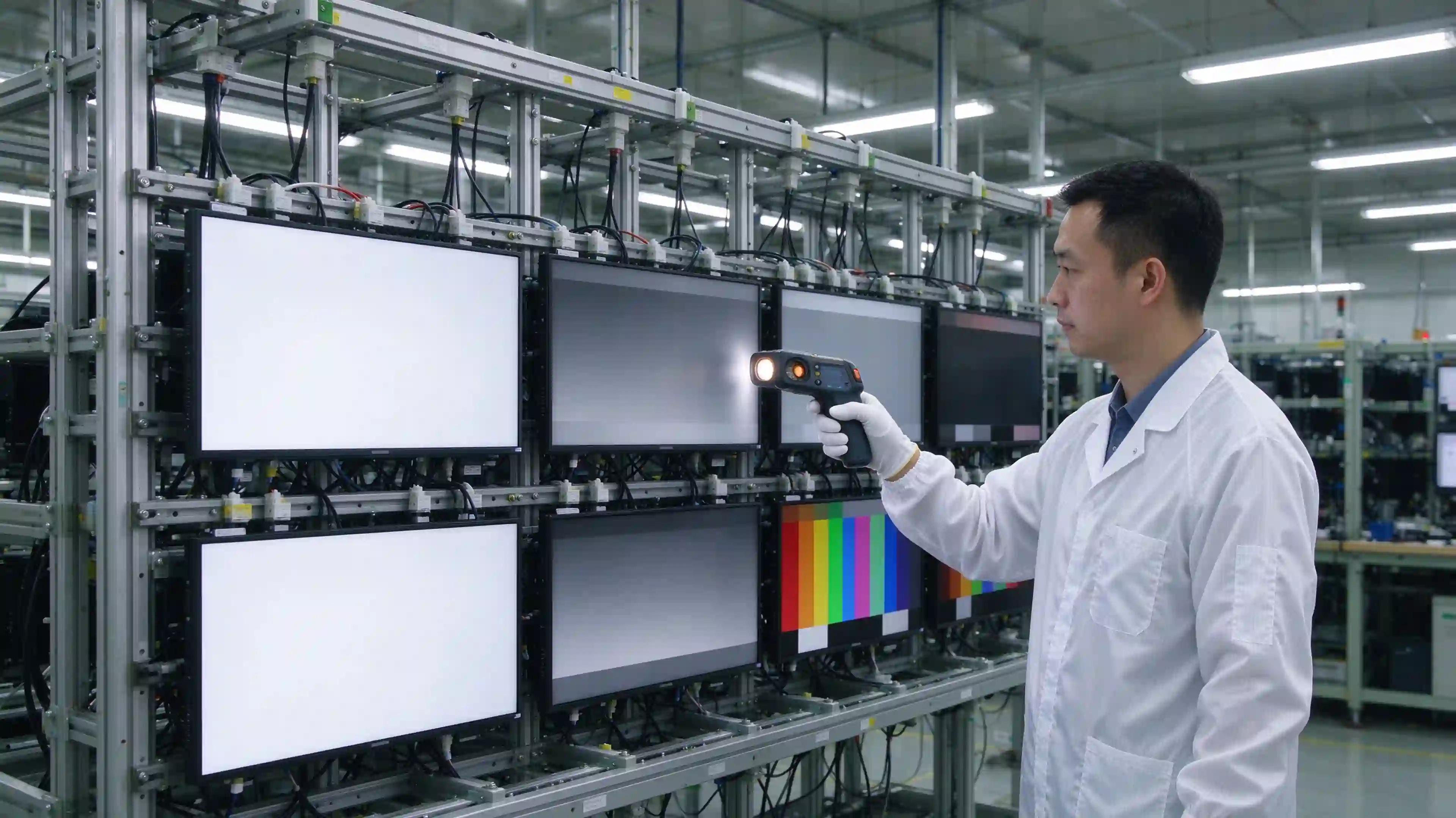 LCD video wall manufacturer factory verification