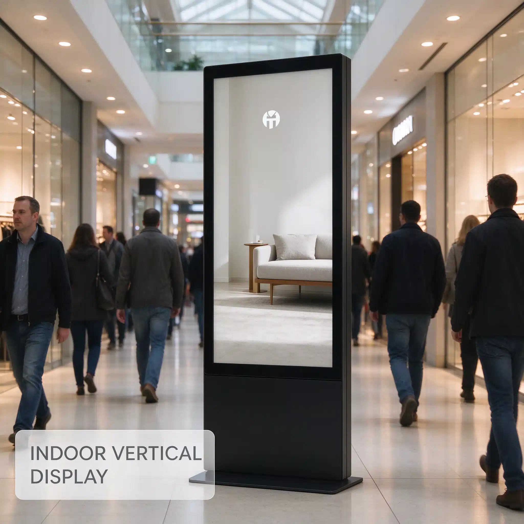 Anti-Glare Totem Digital Signage & Vertical Display Guide