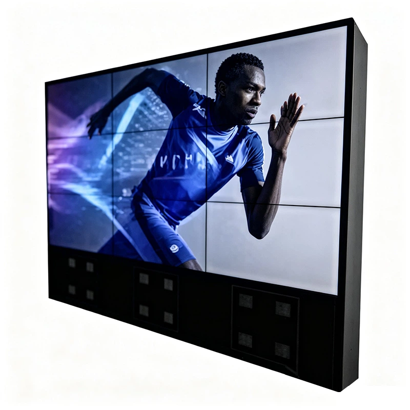 Video wall mounting cabinet