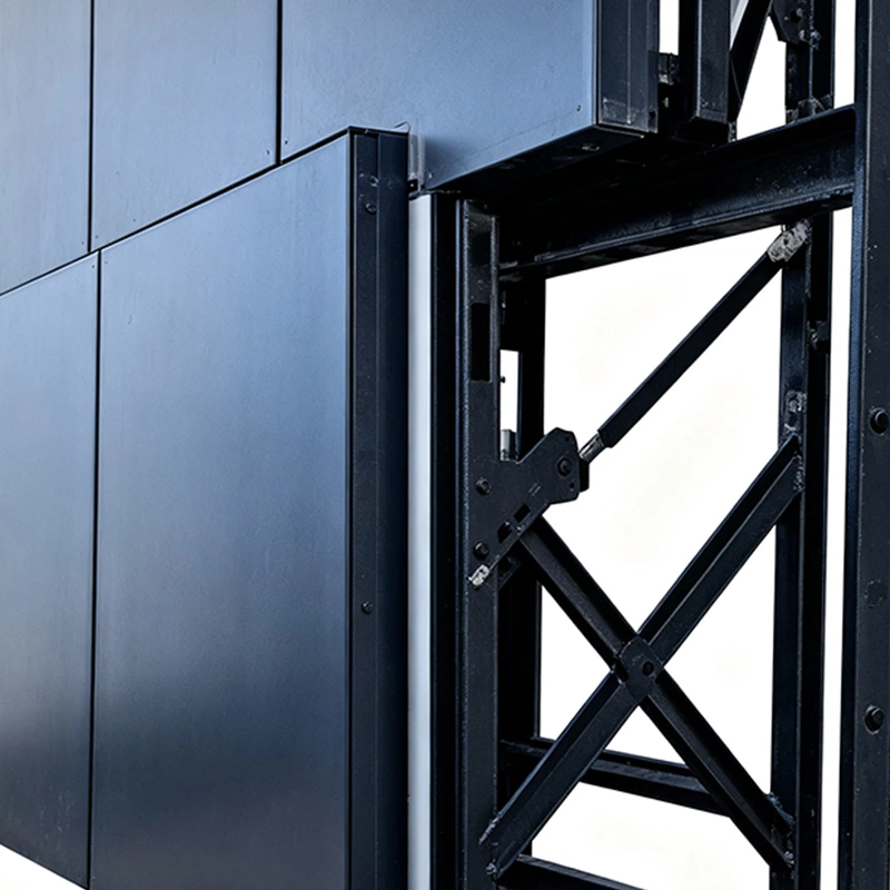 Hydraulic stand for video wall